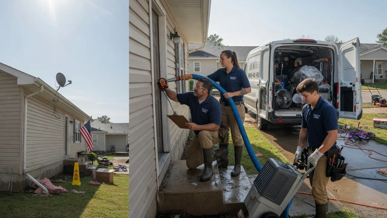 Ceiling Water Damage Restoration in Onalaska, TX near me